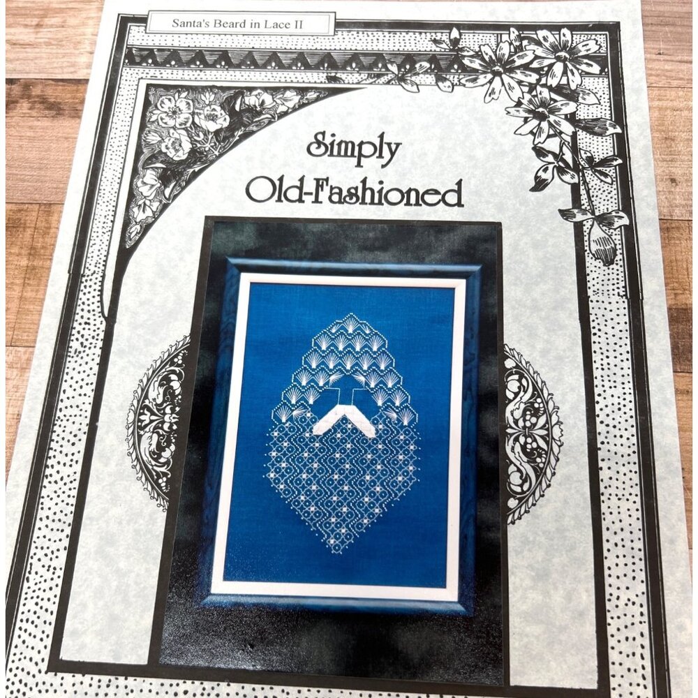 Embroidery Cross Stitch Pattern Santa's Beard II Needlework Design